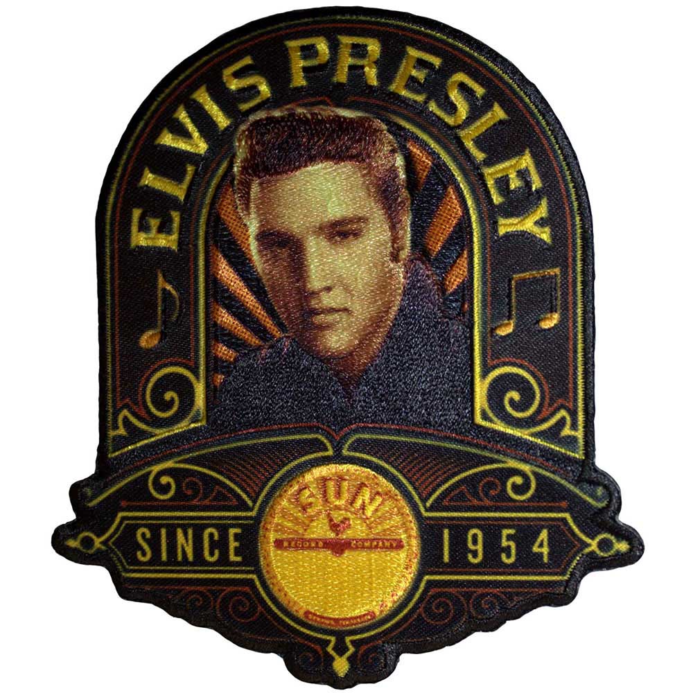 ELVIS PRESLEY エルヴィスプレスリー (生誕 90周年 ) - Elvis Studio Portrait / ワッペン - PGS